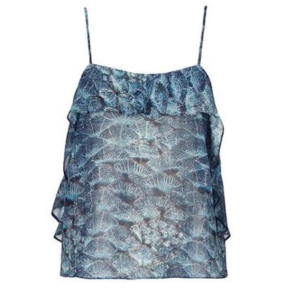 Topshop Ocean Print Cami